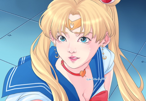 my take on the sailor moon trend last year :D
