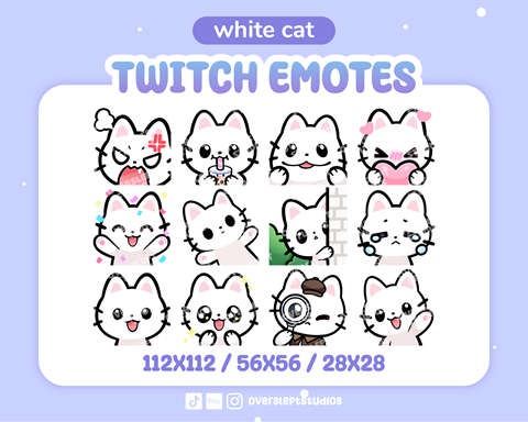 CAT LOVE EMOTE FOR TWITCH, DISCORD IN 5 COLORS - Voideyes's Ko-fi Shop -  Ko-fi ❤️ Where creators get support from fans through donations,  memberships, shop sales and more! The original 'Buy