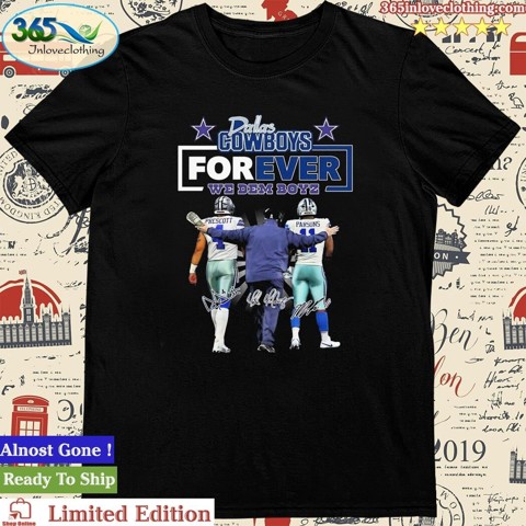 Dallas Cowboys Forever We Dem Boyz Dak Prescott And Micah Parsons  Signatures Shirt