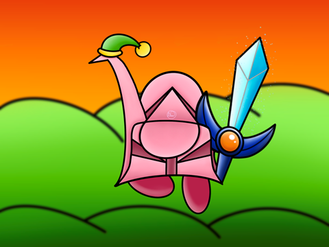 Sword Kirby to Paper Crane