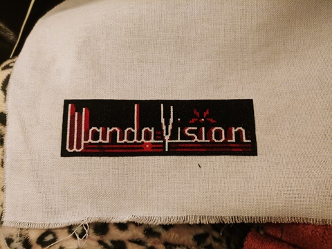 Wanda Vision Cross Stitch Piece Update