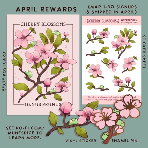 April Botanical Society Rewards! 🌸