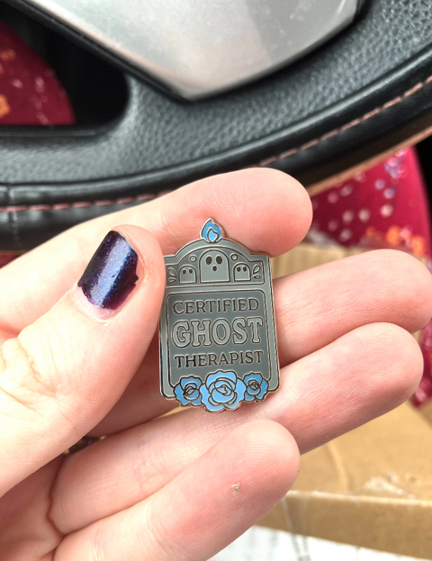 GHOST THERAPIST PINS ARE HERE