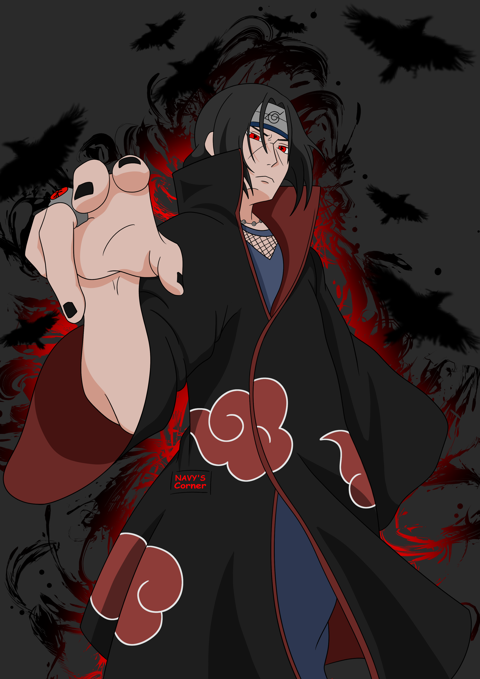 Itachi Uchiha Poster - NavysCorner's Ko-fi Shop - Ko-fi ️ Where ...