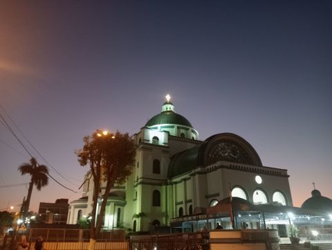 The Basilica by night