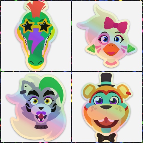 Fazbear Band Sticker Set - Atreyu Stone's Ko-fi Shop - Ko-fi ️ Where ...