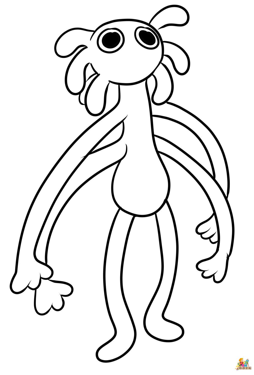 Free Printable Mommy Long Legs Coloring Pages for Adults and Kids