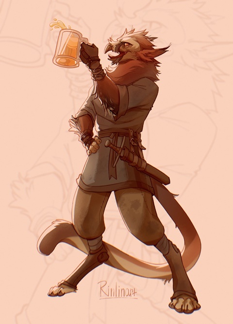 Drink to a good fight! [comm]