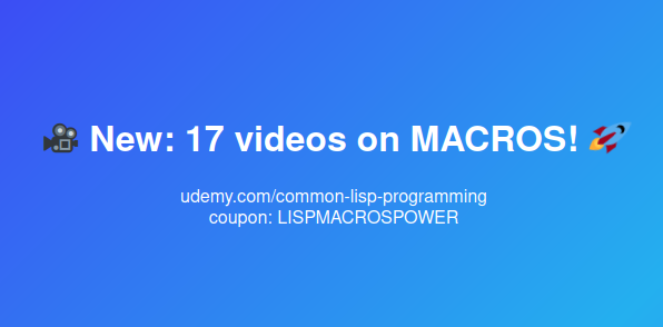 NEW: 17 videos on MACROS!