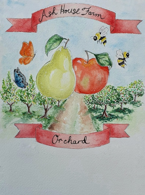 apple and pear juice logo 