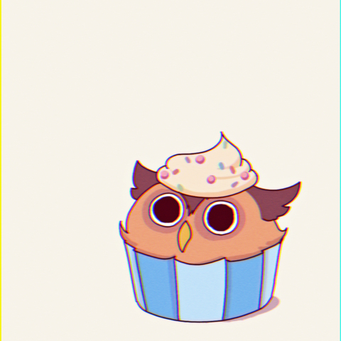 a regular cupcake