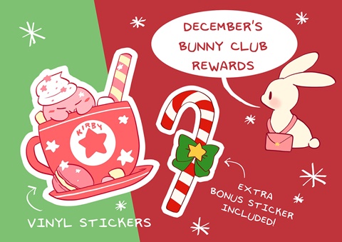December Bunny Club Rewards