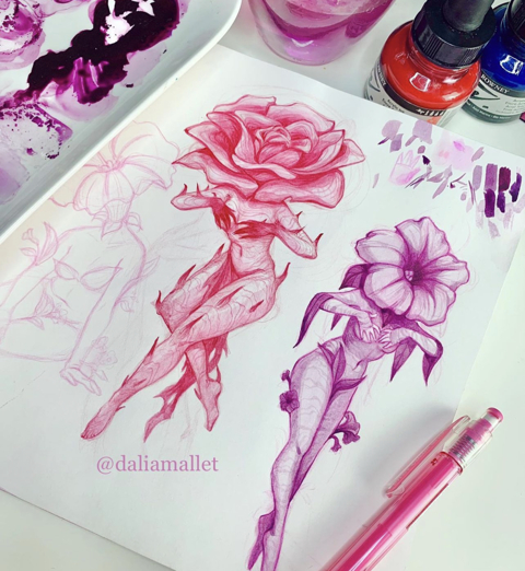 Tattoo Ticket: Nymphs - LittleRedDraws's Ko-fi Shop - Ko-fi ️ Where ...