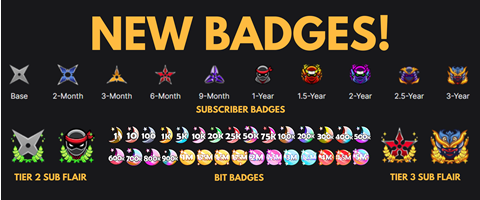 New Custom Badges!