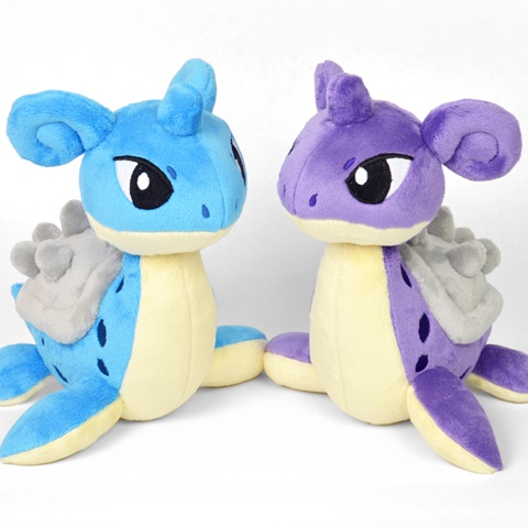Lapras plush free sewing pattern
