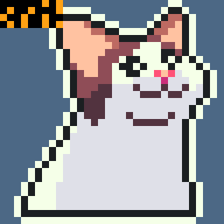 Pop cat pixel art