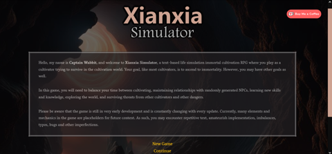 Xianxia Simulator v.0.1.1 - Screenshots