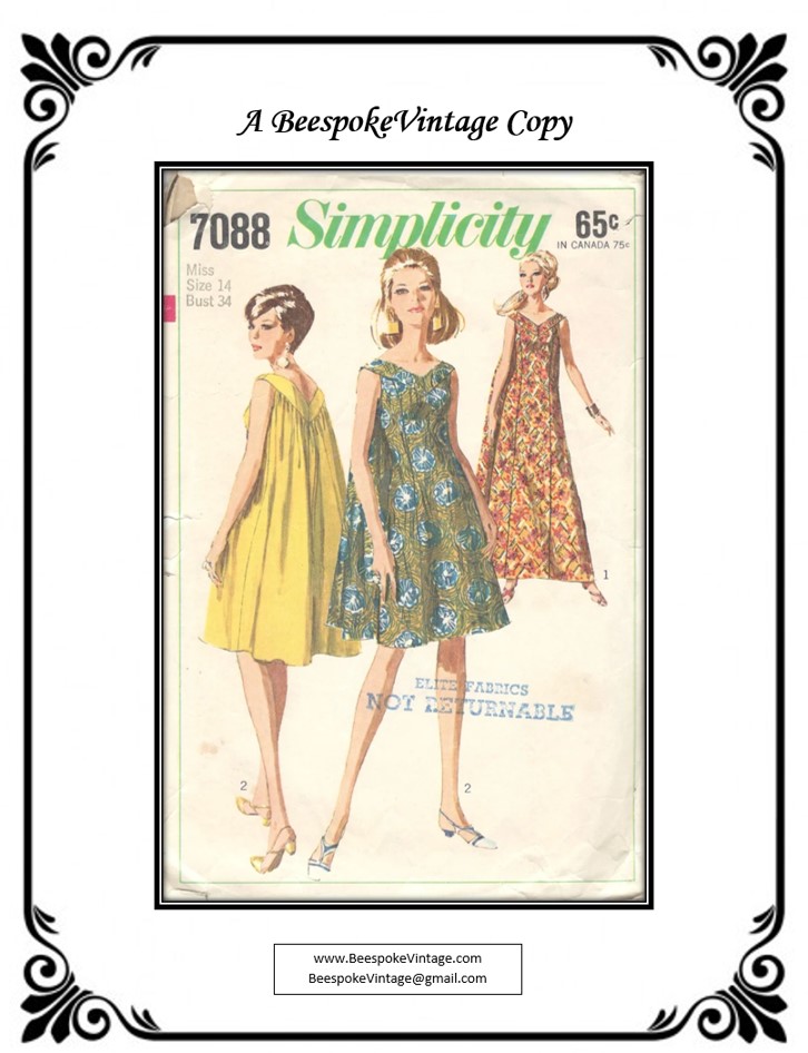 Simplicity muumuu clearance pattern