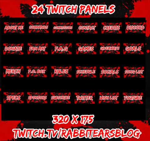 NEW TWITCH PANELS IN SHOP!