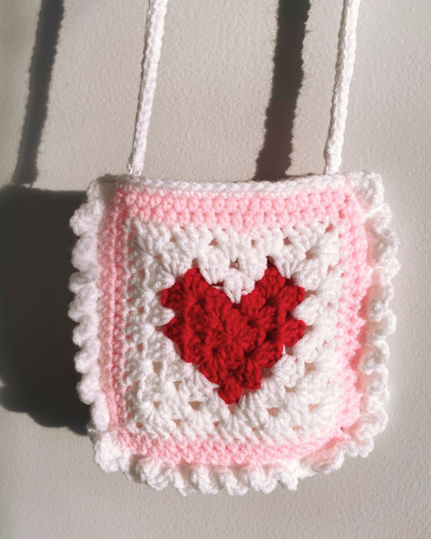 cute heart bag ♡