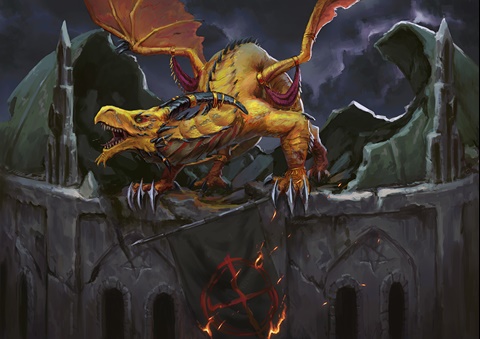 Myrsalth (Dragon Form) - Pathfinder Commission