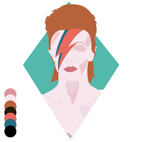 David Bowie Illustration