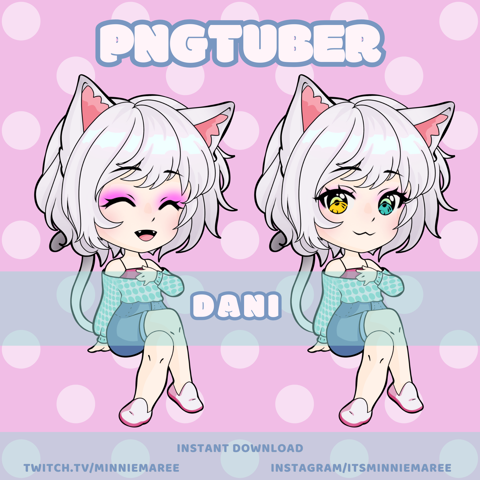 Dani - Cat Girl PNGtuber for Twitch and Youtube - Minnie's Ko-fi Shop ...