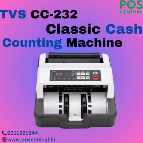 TVS CC-232 Classic Cash Counting Machine