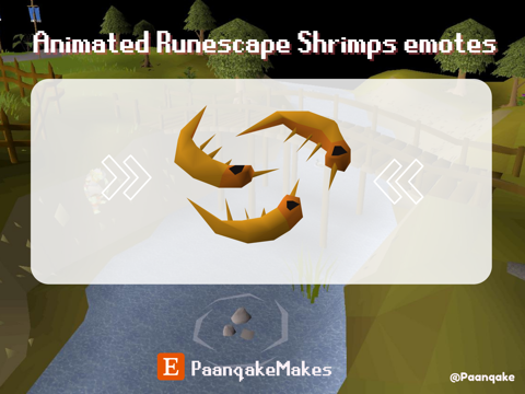 New Shop listing! Animated Runescape shrimpies