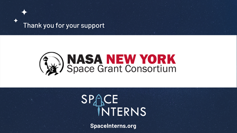 Thank you New York Space Grant