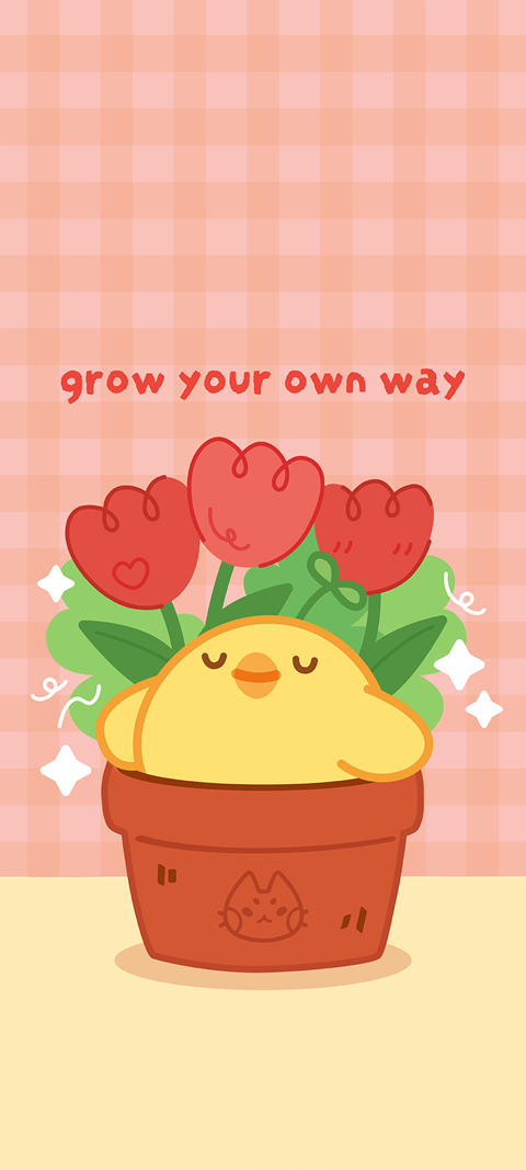 Grow Your Own Way Wallpaper