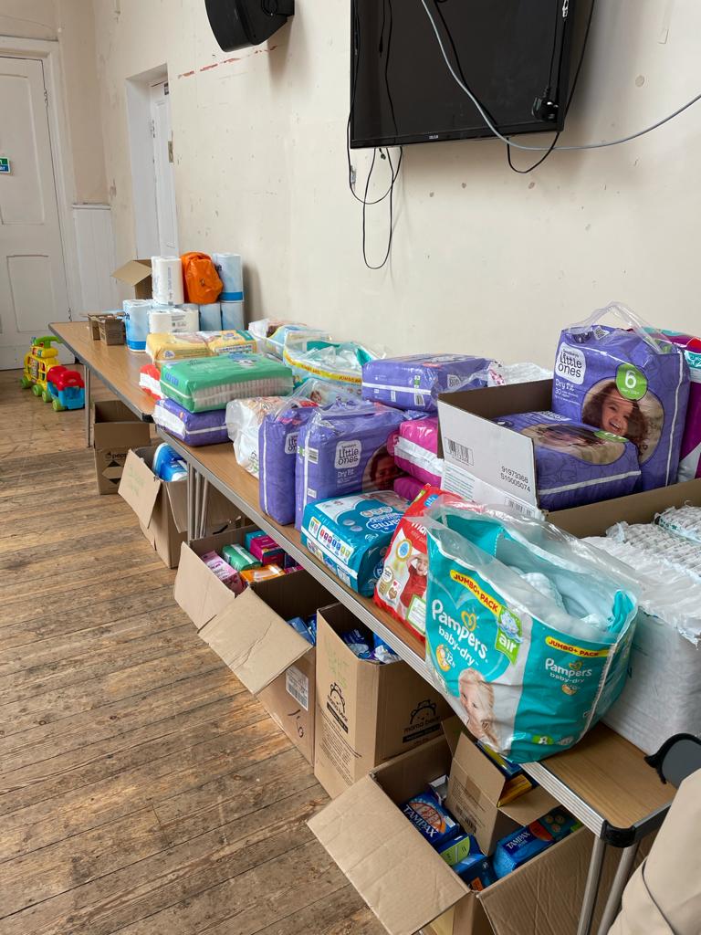 Nappies available for service users
