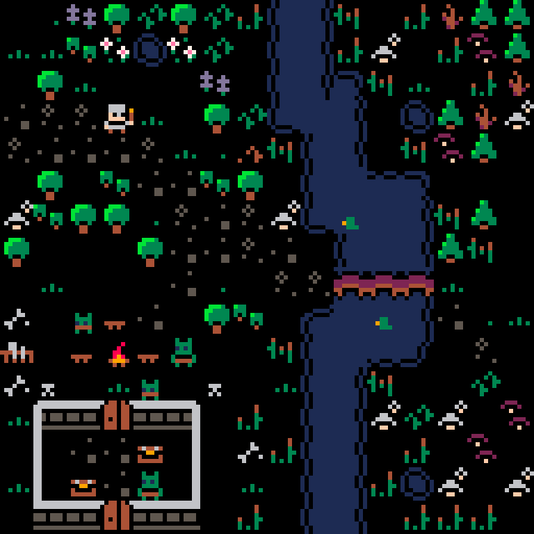 Started working on an adventure/roguelike tileset!