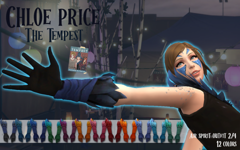Chloe Price: The Tempest Costume 2/4 | The Sims 4