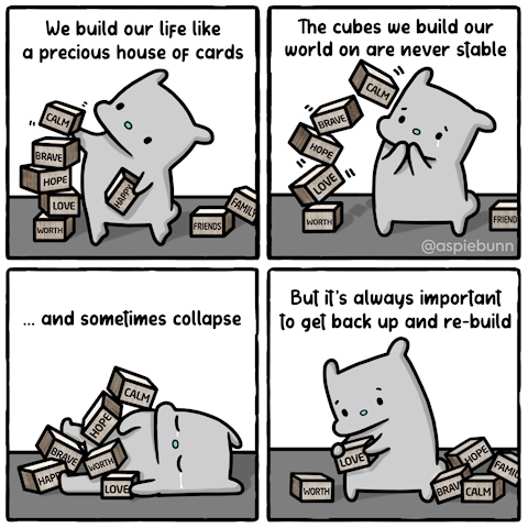 House of cubes comic 