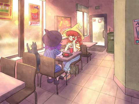 Witches at a Fastfood Place