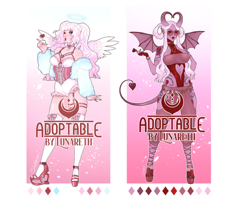 Love Angel & Demon Adoptables