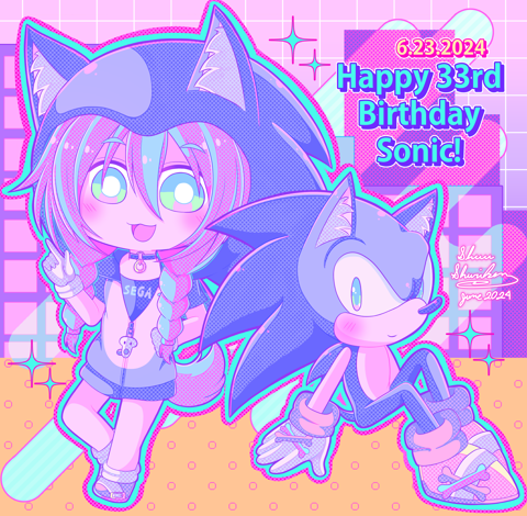 Happy 33rd Birthday Sonic!
