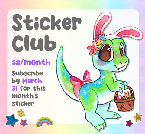March Sticker Club Reveal