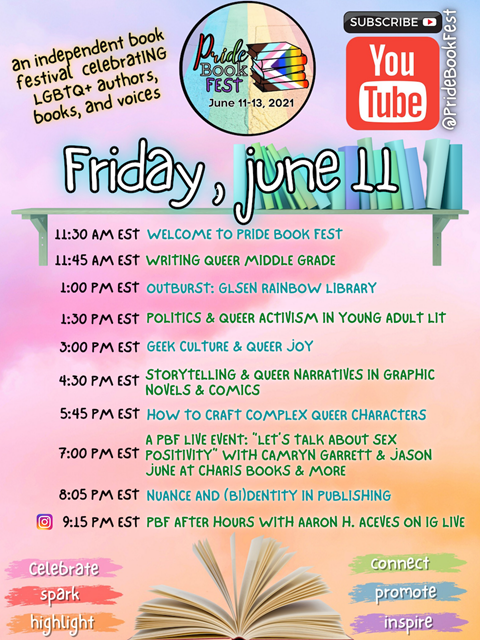 Friday, June 11th Schedule!