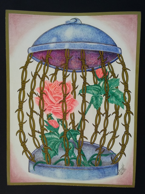 Rose Encaged - by Daniel Cervantes