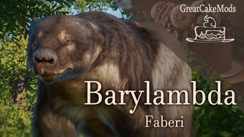 Add the massive Pantodont - Barylamdba Faberi!