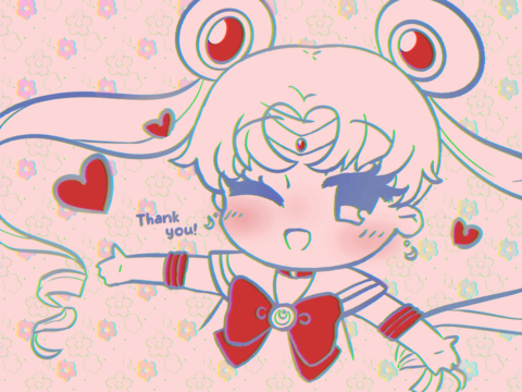 Sailor Moon doodle requested by a supporter 💕