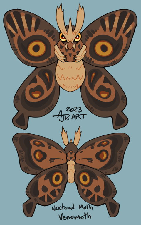 Owl themed Venomoth