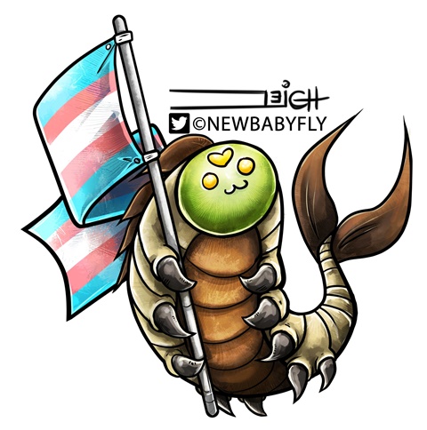 Trans Pride Wormie