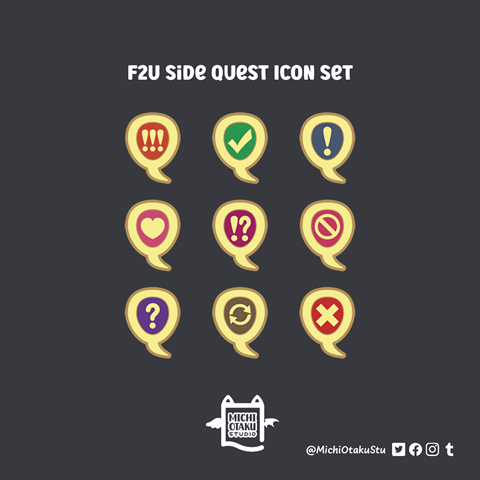 F2U FFXIV Side Quest Icon Emotes - Michi's Ko-fi Shop - Ko-fi ️ Where ...