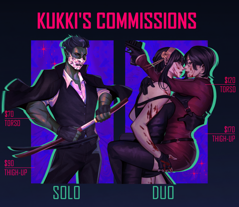 Updated Commissions list! (APRIL COMMS OPEN)