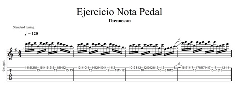 Pedal Note Excercise