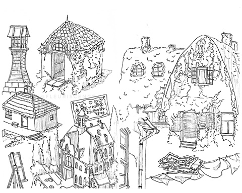 Ghibli houses