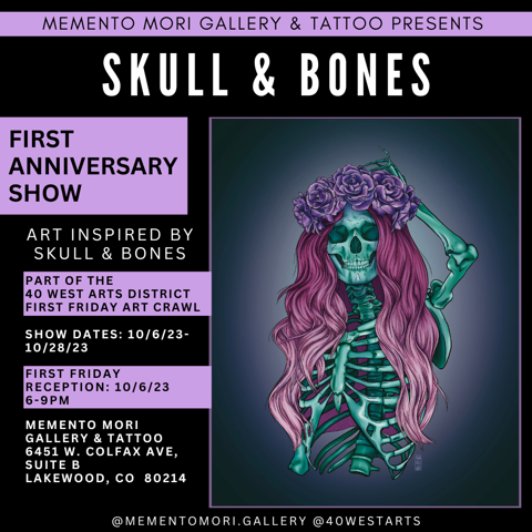 "Skull & Bones" Group Art Show